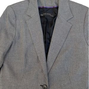 Zara Tailored Houndstooth Blazer